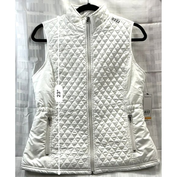 RELATIVITY OUTWEAR, Women VEST, sleeveLESS, SIZE S, COLOR WHITE - Picture 3 of 11